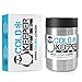 ColdKeeper Double Insulated Personal Beverage Cooler Can - Fits All Standard 12oz Cans and Bottles (12oz Compatible, Stainless Steel)