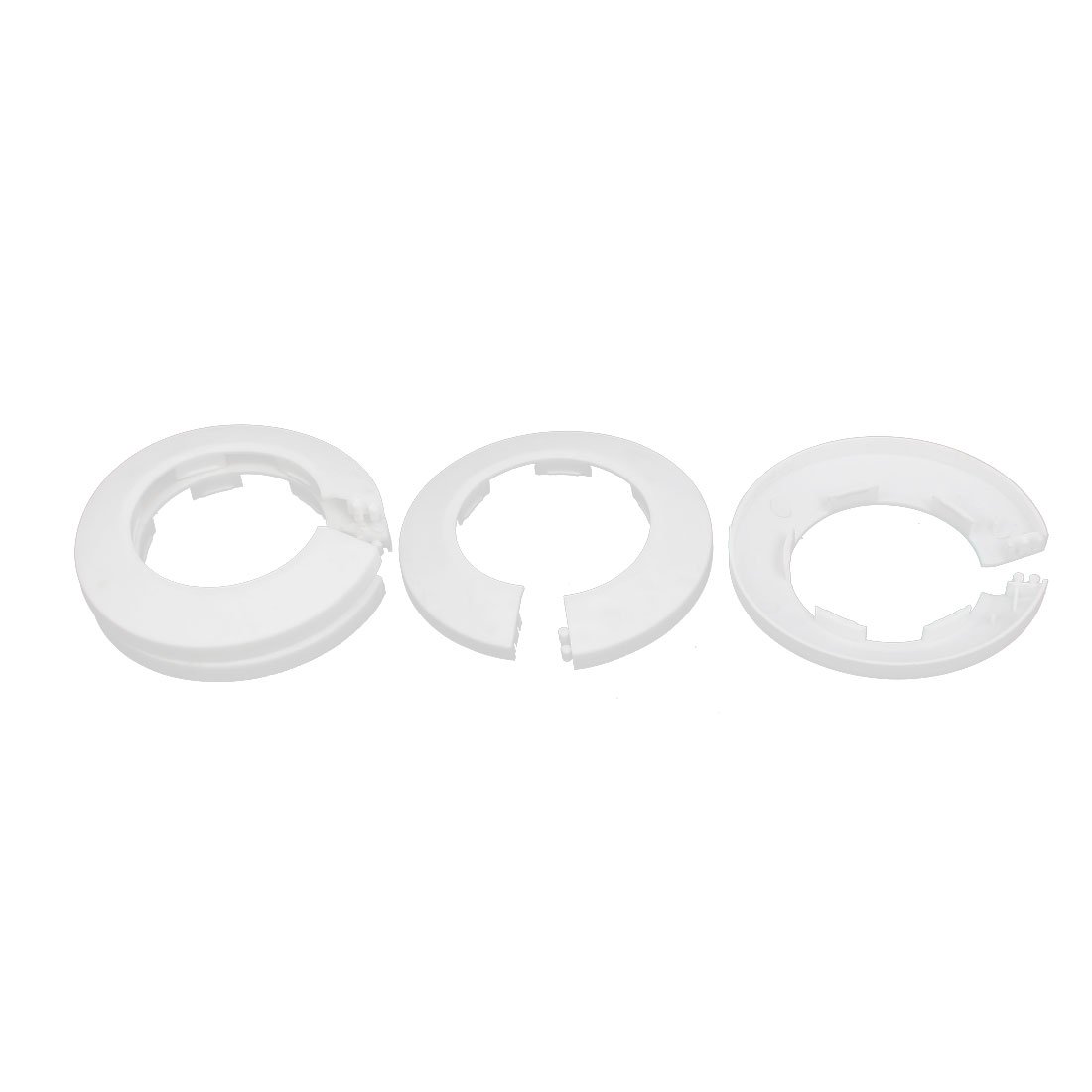 sourcingmap a17032300ux0792 Pipe, White, Set of 4 Pieces