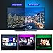 LED TV Backlight,SMY USB LED Strip Light,RGB Multi-Colour LED Light Strip Kit Waterproof IP65, 60LED with Wireless Remote Controller for TV/PC/Laptop Bias Lighting (6.56Ft)