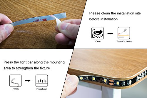Led Workbench Light,ViLSOM 4M/13Ft Workbench Light Bar,Lights for Work Bench with Dimmer and Power Supply Adaptor for Work Bench,Display Case,Garage Or Shelf.