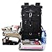 KAKA 17 Inch Laptop Travel Backpack Casual Daypack with Side Handle and Tie Rod Fixing Belt，Anti Theft Water Resistant Student Back Pack,Commuting Backpack for Men Women