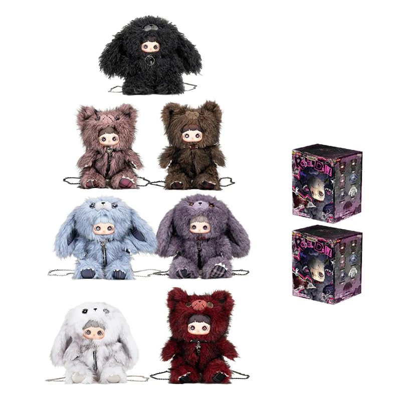Photo 1 of ** FACTORY SEALED *** (Official License)Maymei Rebel Doll 400% Plush Blind Box Series - Kawaii Vinyl Plushie Backpack with Zipper Storage, Cute Mystery Stuffed Animals Toy, Edgy Punk Collectible Gift for Girls Women