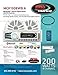 BOSS Audio Systems MCK1308WB.6 Receiver Speaker Package, Bluetooth, MP3 USB SD AM FM Marine Stereo, Detachable Front Panel, Wireless Remote - - no CD DVD, 2 6.5 Inch Speakers, Antenna