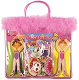 T.S. Shure Daisy Girls Ballet Wooden Magnetic Dress-Up Dolls