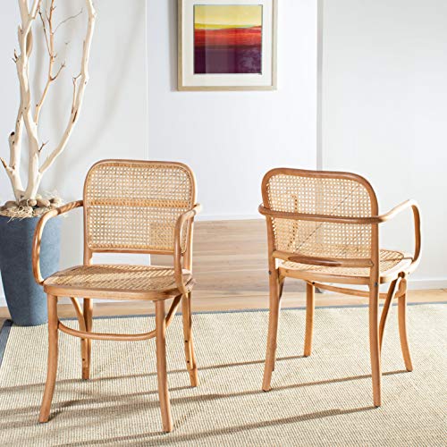 Safavieh Home Keiko Coastal Natural Cane Dining Chair Pricepulse