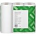 Amazon Brand - Solimo Basic Flex-Sheets Paper Towels, 6 Value Rolls, White, 102 Sheets per Roll