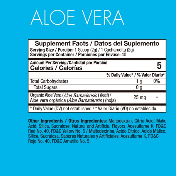 Yes You Can! Aloe Vera Drink Mix Energy Drink Powder, Organic Super Greens Powder from Aloe