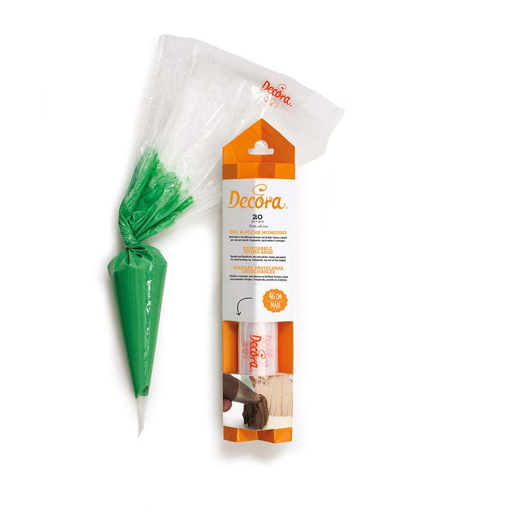 DECORA 0125000 24 Disposable Piping-Bags 40 Cm