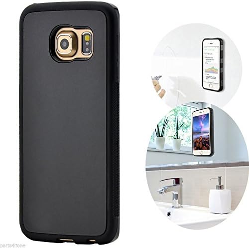 Aukoo Anti-Gravity Selfie Case for Samsung Galaxy S6 Edge with Magical Nano Sticky Can Stick to glass, mirrors, whiteboards, metal, kitchen cabinets or tile, car GPS, and most smooth, flat surfaces