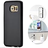 Aukoo Anti-Gravity Selfie Case for Samsung Galaxy S6 Edge with Magical Nano Sticky Can Stick to glass, mirrors, whiteboards, metal, kitchen cabinets or tile, car GPS, and most smooth, flat surfaces