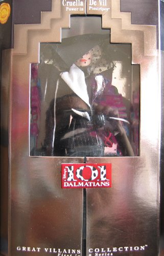 Disney Cruella De Vil Doll 101 Dalmatians Power in Pinstripes Great Villains Collection First in Series (1996)
