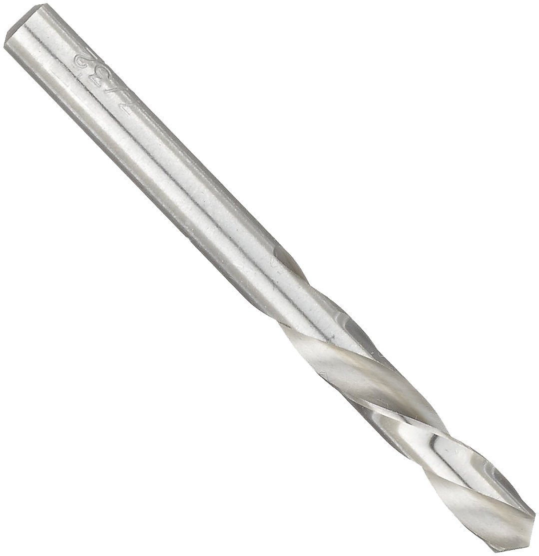 Chicago Latrobe 157L High-Speed Steel Short Length Drill Bit, Uncoated (Bright), Round Shank, Left Hand Flute, 118 Degree Conventional Point, Wire Size #1 (Pack of 12)