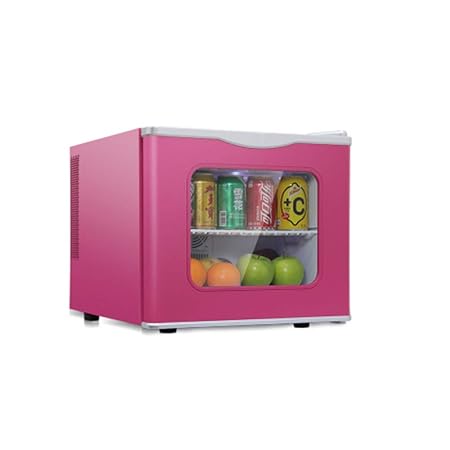 HWG Mini Congelador Refrigerador con Puerta De Vidrio Mini ...