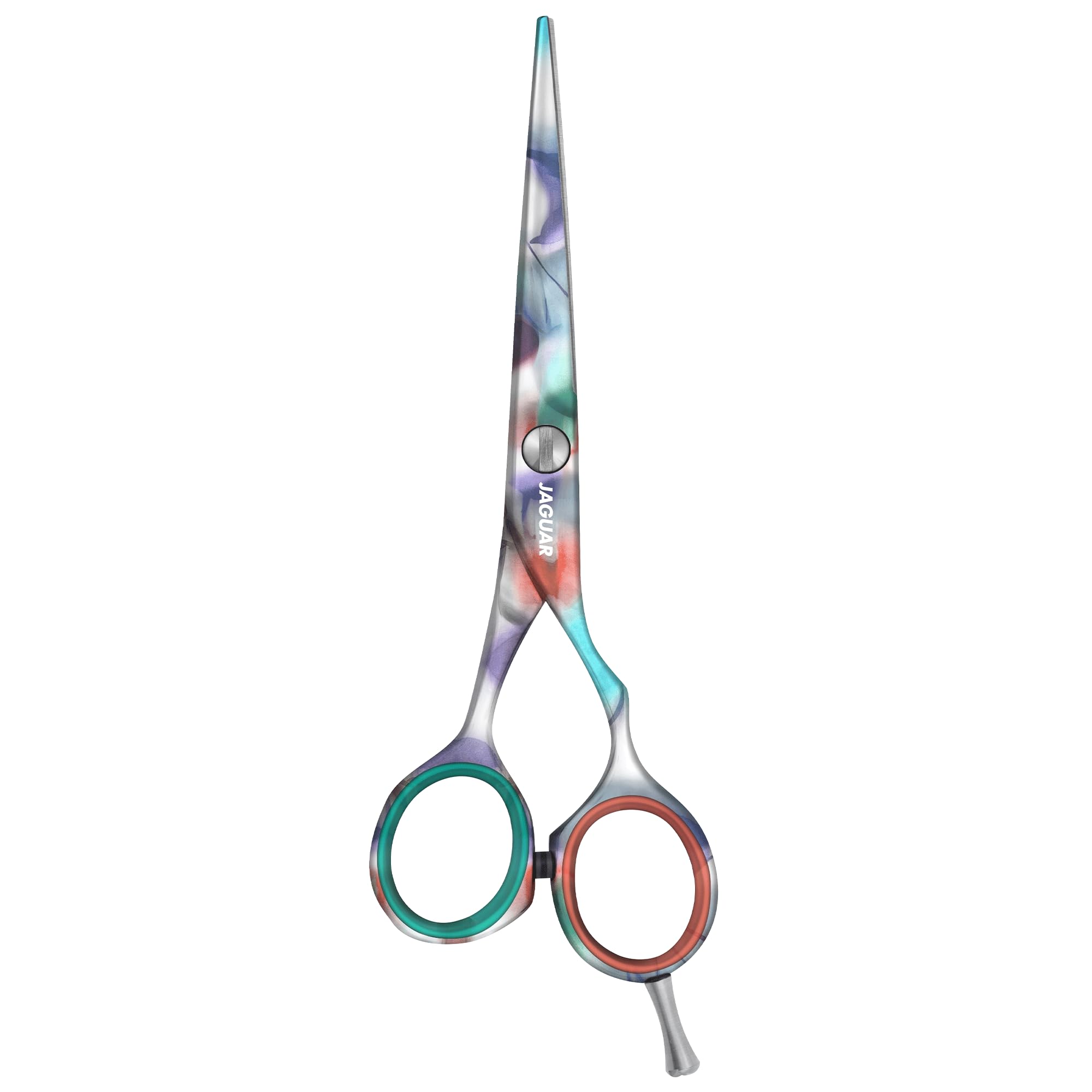 Jaguar JaguART in Heaven Hairdressing Scissors, 14.8 cm, Offset Design, High-Tech Hypo-Allergenic and Resistant Photo Quality Coating, Made in Germany — image 1