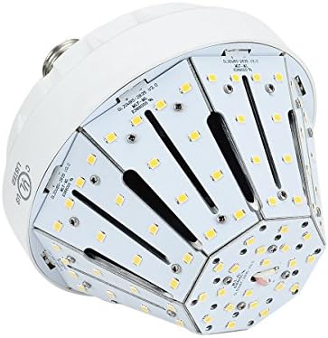 20W Daylight LED Corn Light Bulb for Indoor Outdoor Large Area - E26 3500Lm 6000K for Street Lamp Parking Lot Post Lighting Garage Warehouse High Bay Barn Porch Backyard Garden Airport Super Bright