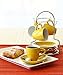 IMUSA USA A120-22181T Espresso Coffee Cup Set with Rack 8-Piece, Yellow