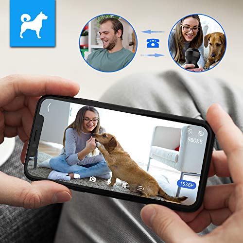 Security Camera Pet WiFi Camera KAMTRON 1536P Indoor Wireless IP