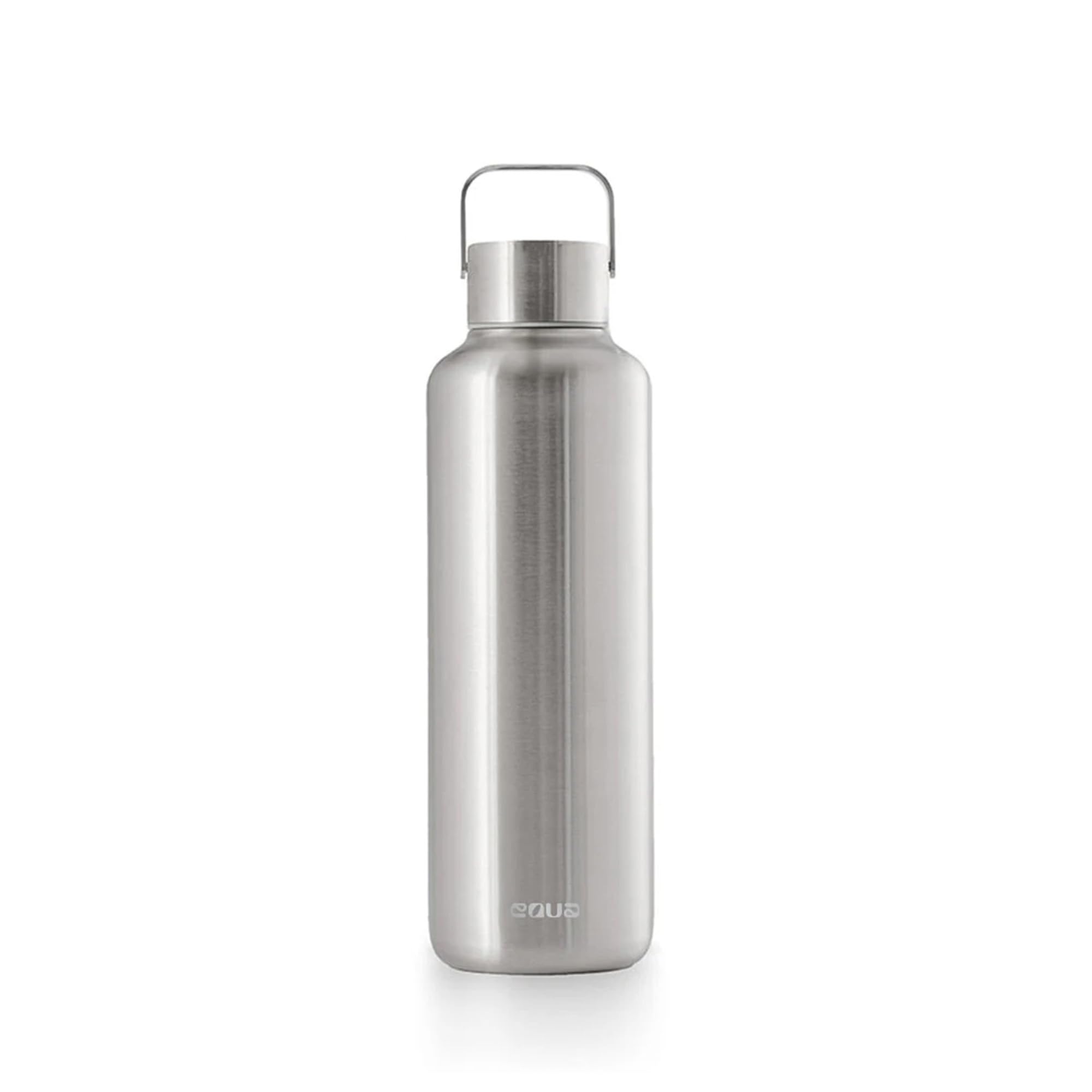 EQUA Timeless Insulated Water Bottle, Double Walled Stainless Steel, 24 Hours Cold or Up to 12 Hours Hot, BPA Free, Leak-Proof, Durable, Multifunctional (Steel, 600ml) — image 1