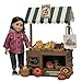 The Queen's Treasures Farm Fresh Set of 2 18 Inch Doll Sized Wood Crate with Strawberries and Blueberries! Food Kitchen Accessories Fits American Girl Dolls & More. Use Interchangeable Farm Stand ...