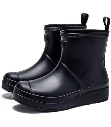 Crocs Men\'s 10 Women\'s 12 Black Rain Boots Waterproof Rubber Slip On Ankle Shoes Amazon.com: Crocs Unisex-Adult Crush Rain Boots, Black, 2  main image 2