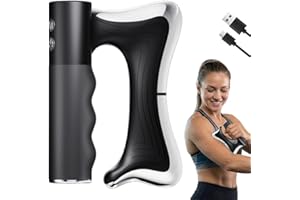Full Body Contour Device with Heat & Ems, Electric Fascia Knife Muscle Scraper Tool with LED Display for Muscle Relaxation & 