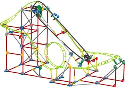 knex looping light up roller coaster