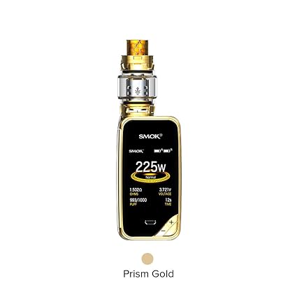 Smok X-Priv Kit TFV12 Prince Tank 8ML Atomizador 225W Box Mod 2000 mAh Batería