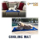 Walky Dog Cooling Mat, NO Chilling or Freezing Required, Pressure Activated Cooling Mat, Works on Any Surface, Works Indoors or Outside (X-Large) 37 3/4 X 31 7/8