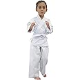 FLKKY Karate Uniform for Kids and Adults - Lightweight Student Gi Sets with Belt - Martial Arts Sports Suit