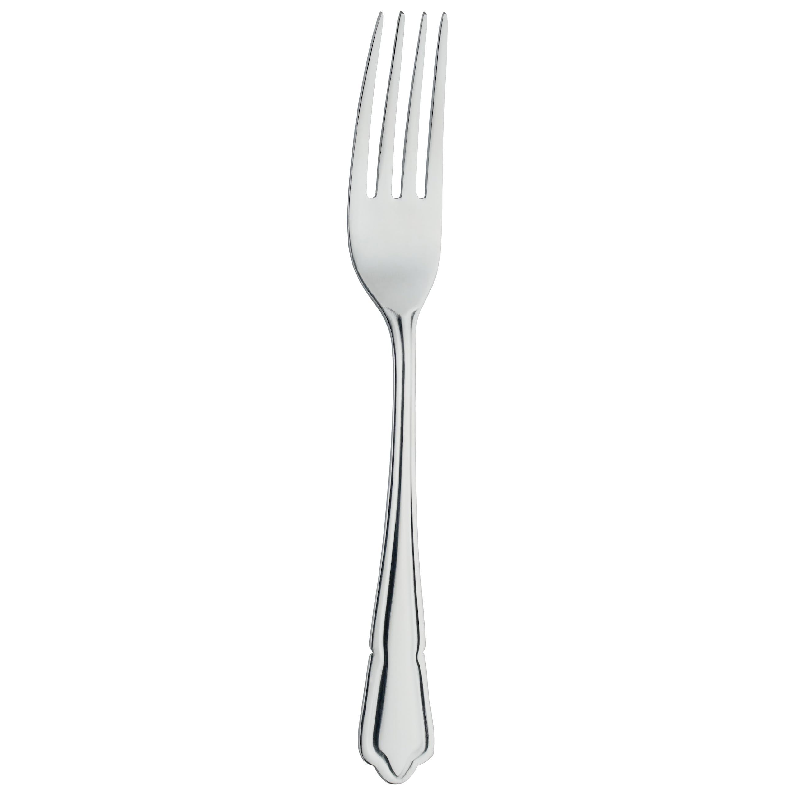 Grunwerg Dubarry Dessert Forks DFDBR, 18/0 Stainless Steel, Set of 12, Durbarry
