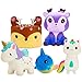 WATINC 5Pcs Cute Animal Squishy,Sweet Scented Charming Squishy for Kid Toy, Lovely Toy,Stress Relief Toy,Decorations Toy Gift Fun Deer Cake 5pcs Set
