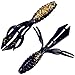 Sougayilang Fishing Lure with Jig Hooks - 6Pcs Soft Bait Plastic Worm Shrimp Fishing Lures for Trout Bass Salmon Freshwater Saltwater Fishing