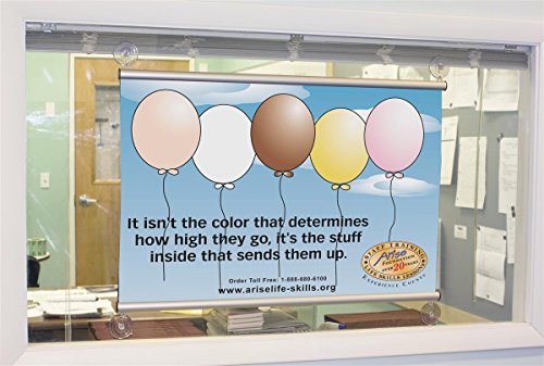 Displays2go 36 Inch Poster Holder With Banner Rails Aluminum