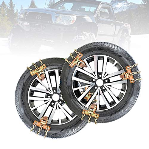 FUNDRIVING Tire Chains,Snow Chains for SUV,Truck,RV of Tire Width 8.5
