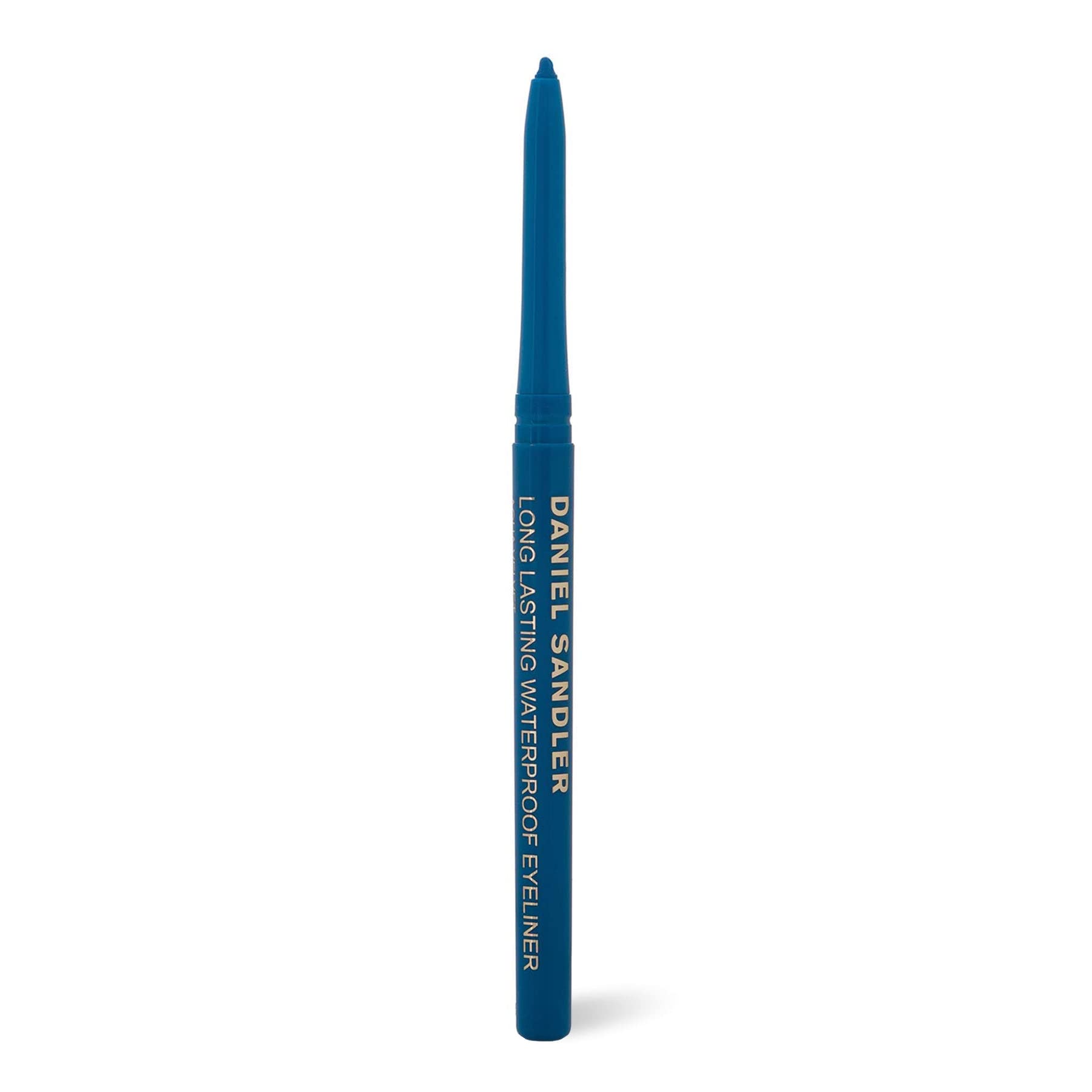 Daniel Sandler WATERPROOF VELVET EYELINER, AQUA - Long-Wearing Twist-Up Pencil with Vitamin C & E - Buildable Rich Colour, Smudge Proof Eyeliner That Lasts All-Day
