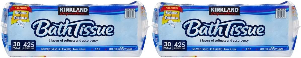 Kirkland Signature バスティッシュ 2枚重ね 425シート 30枚 2 pack 748427900274商品画像