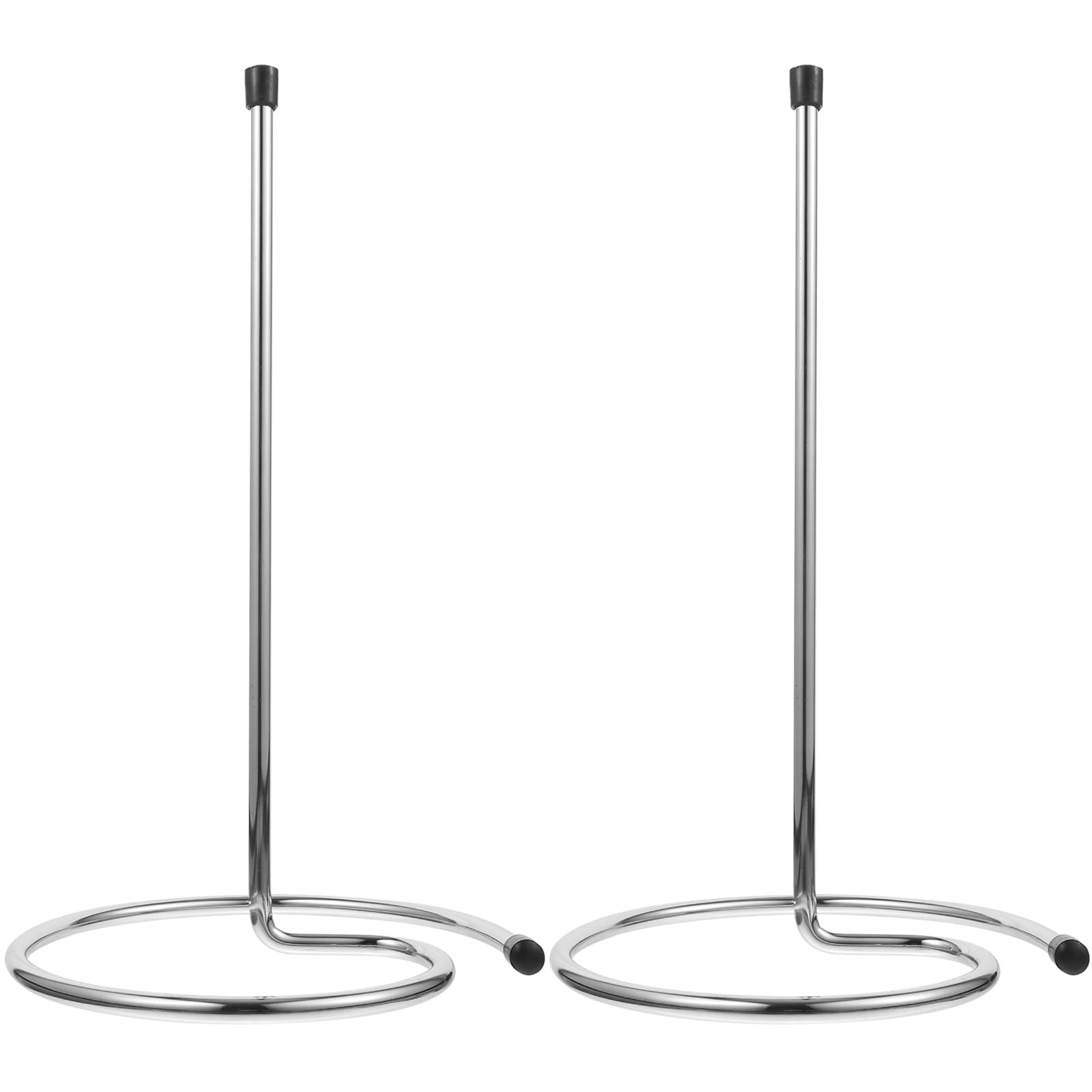 Luxshiny Wine Decanter Drying Rack 12.6 Inch Stainless Steel Carafe Holder Space-Saving Drain Stand for Home Bar Kitchen Use