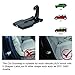 Copap Portable Vehicle Folding Car Doorstep Firm Ladder Foot Pegs with Safety Hammer for Car, Jeep, SUV