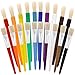 U.S. Art Supply 20-Piece Assorted Hog Bristle Brush Set - Large Thick Paint Brushes, Classroom Paint Brushes for Crafts, Tempera & Acrylic Painting, Ideal for Beginners & Students