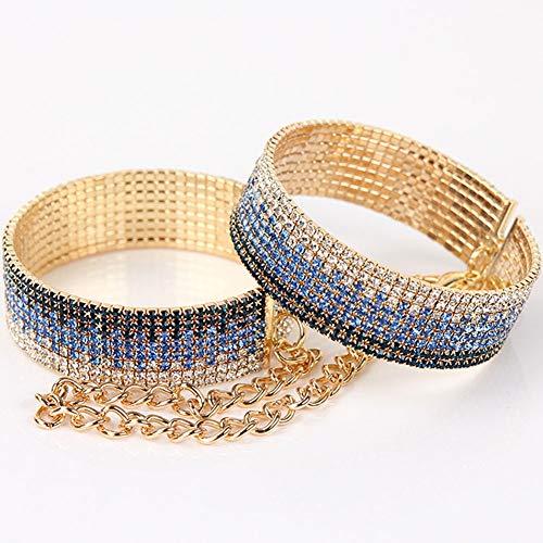 Bondagewear Restraint Womens Handcuff for Bed and Under Bed Sex Play SM Bondage Toy Gear Wrist Strap On Harness for Women Couples Lesbian Female,Gold