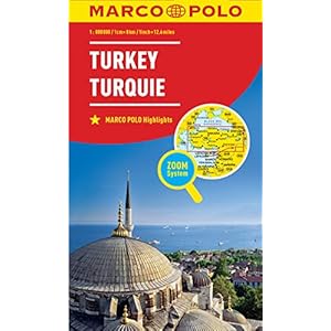 MARCO POLO Länderkarte Türkei 1:800 000: Wegenkaart 1:800 000 Landkaart – Gevouwen Kaart, 7 maart 2016