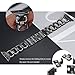 Secbolt Bling Bands Compatible Apple Watch Band 42mm 44mm iWatch Series 6 5 4 3 2 1 SE Women Dressy Jewelry D-link Stainless Steel Wristband Strap, Black