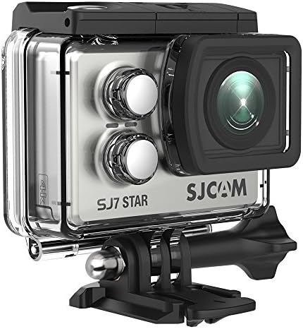 SJCAM SJ7 Star Real 4K Action Camera Wifi Waterproof Underwater Camera Ambarella Chipset 30FPS/Sony Sensor 12MP, 2" Touchscreen Gyro Stabilization-Silver