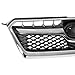 Complete Front Grille for Subaru XV Crosstrek 2013-2015 Honeycomb Chrome Grill