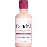 Caladryl Calamine Lotion for Itching, Insect Bites &amp; Poison Ivy, 6 Fl Oz | Itch Relief Lotion with 8% Calamine &amp; 1% Pramoxine, Helps Relieve Pain and Rashes from Poison Ivy, Oak &amp; Sumac