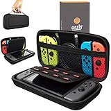 Orzly Carry Case Compatible With Nintendo Switch - BLACK Protective Hard Portable Travel Carry Case Shell Pouch for Nintendo Switch Console &amp; Accessories
