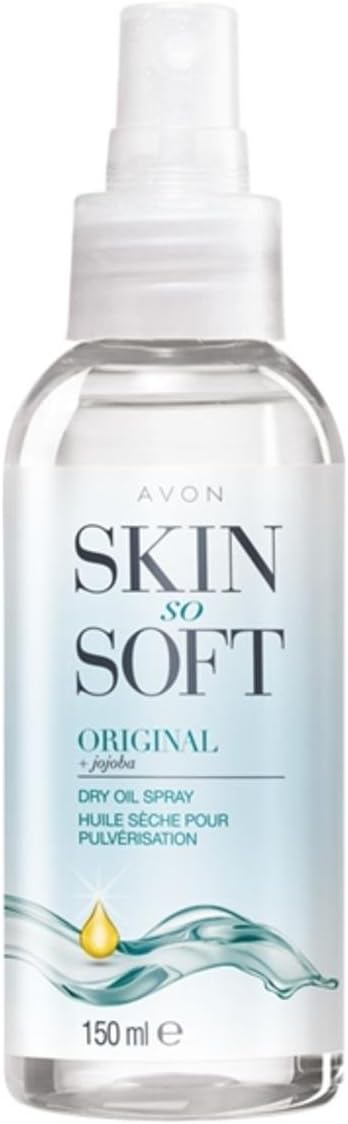 Avon Skin So Soft Original Dry Oil Body Spray 150ml with Jojoba Insect Repellent