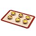 Siasky Silicone Non Stick Baking Mats, 16” X 12”, Orange Red
