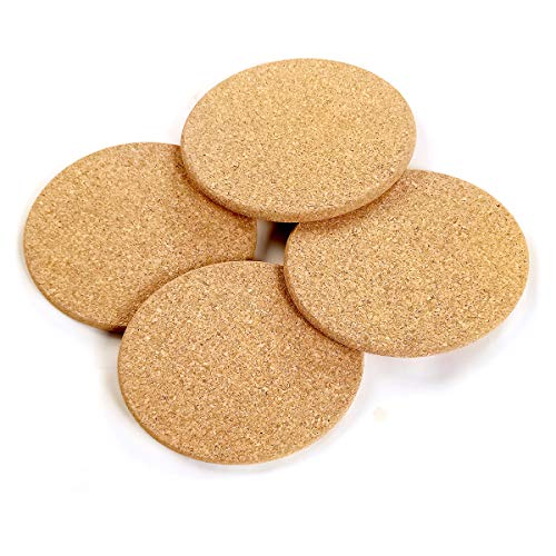 Windup Cork Trivets for Hot Dishes, Hot Pad (Natural) Export Quality