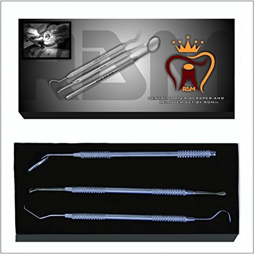 Dental Tarter Scraper and Remover Double Headed Dog and Cat Dental Tooth Scaler Tartar Remover Stainless Steel Perfect for Veterinary Use!